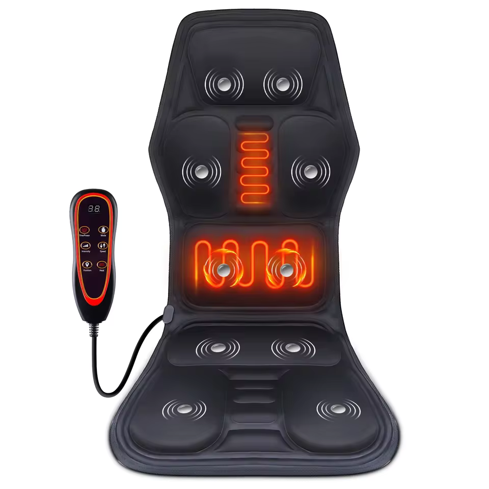 Infrared Full Body Back Massager Cushion – For Car, Office & Home