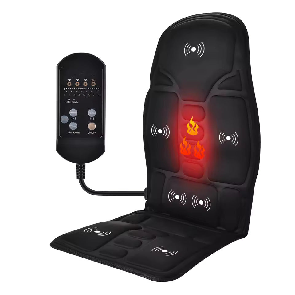Infrared Full Body Back Massager Cushion – For Car, Office & Home